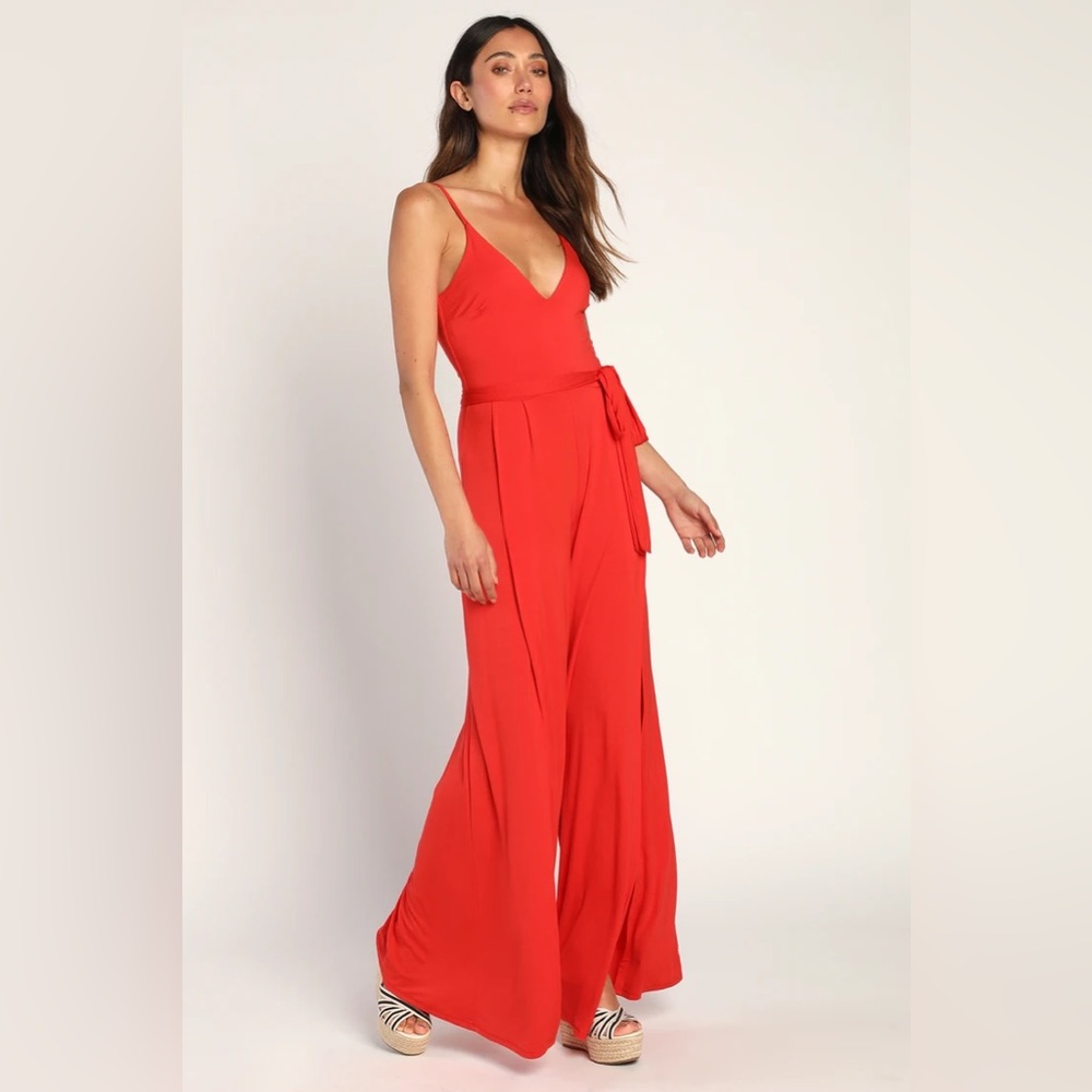 Red Lulu’s Jumpsuit